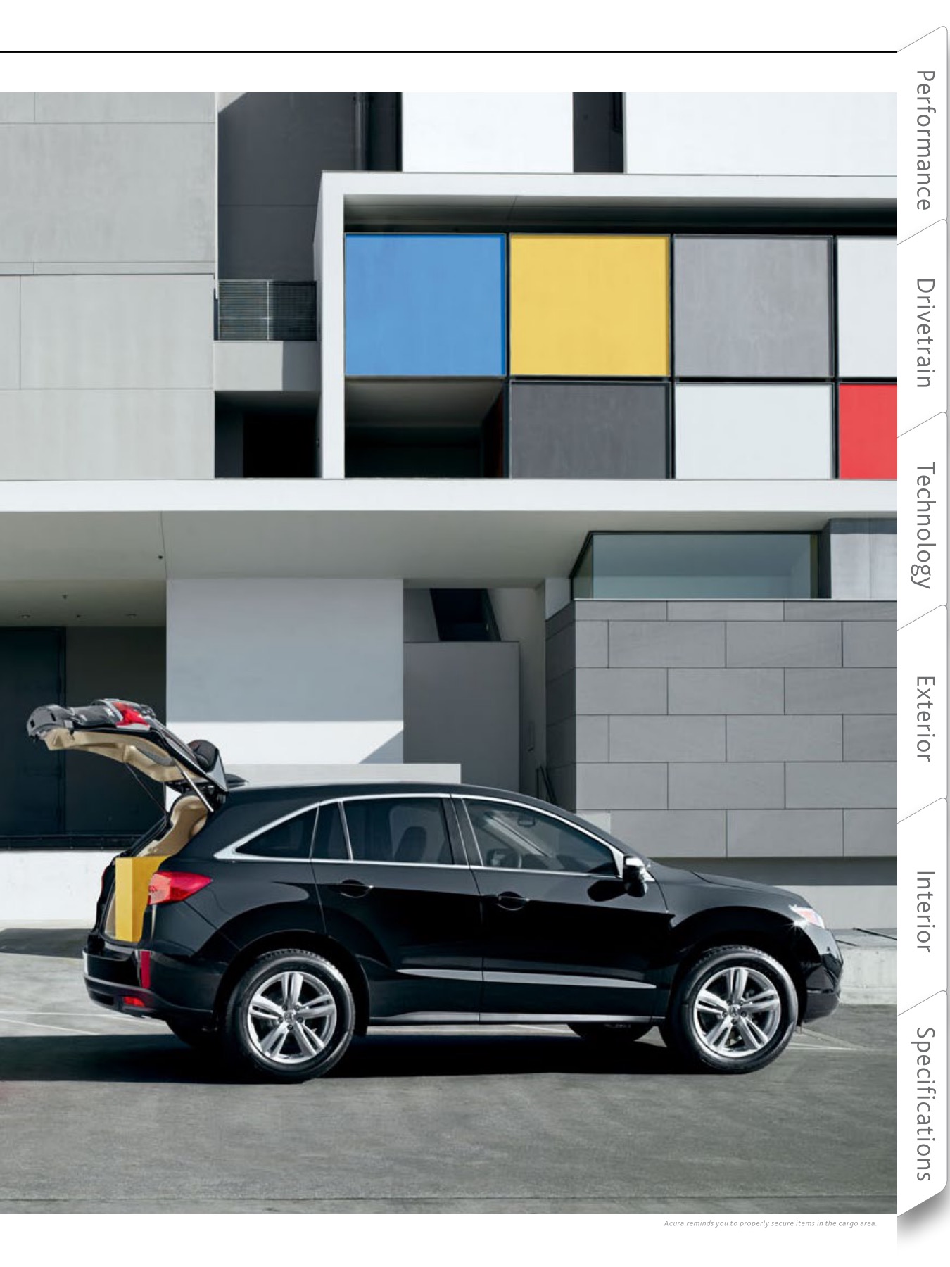 2014 Acura RDX Brochure Page 1